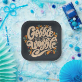 Assiettes En Carton Gobble jusqu'à ce que vous tournez (Fête)
