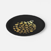 Assiettes En Carton Gold bauble (Angle)