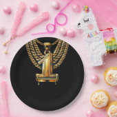 Assiettes En Carton Gold Chain 1 Drift #1 1st Birthday Party (Fête)