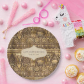 Assiettes En Carton Gold Foil parti (Fête)