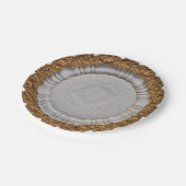 Assiettes En Carton Gold Marie Antoinette nuptiale douche posd mariage (Angle)