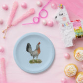 Assiettes En Carton Golden Duckking Hen (Fête)