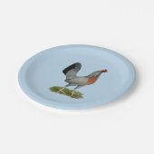 Assiettes En Carton Golden Duckking Hen (Angle)