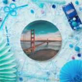 Assiettes En Carton Golden gate bridge (Fête)