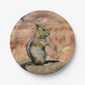 Assiettes En Carton Golden Mantled Ground Squirrel (Devant)