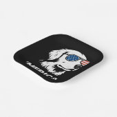 Assiettes En Carton Golden Retriever 4 juillet Merica (Angulaire)
