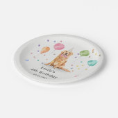 Assiettes En Carton Golden Retriever Chien Chien Chien Chien Anniversa (Angle)