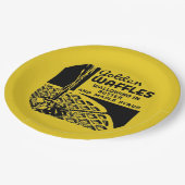 Assiettes En Carton Golden Waffles Breakfast (Angle)