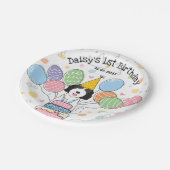 Assiettes En Carton Goldendoodle Chien Plaques papier de fête d'annive (Angle)