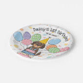 Assiettes En Carton Goldendoodle Chien Plaques papier de fête d'annive (Angle)