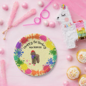 Assiettes En Carton Goldendoodle Dog Fun Paint Art Party  (Fête)