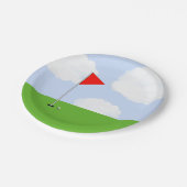 Assiettes En Carton Golf (Angle)