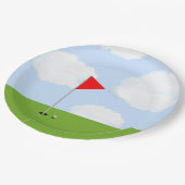 Assiettes En Carton Golf (Angle)