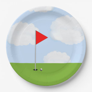 Assiettes En Carton Golf