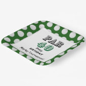 Assiettes En Carton Golf 40e anniversaire pour Golfer (Angulaire)