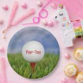 Assiettes En Carton Golf Anniversaire (Fête)