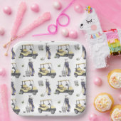 Assiettes En Carton Golf Anniversaire (Fête)