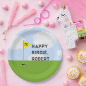 Assiettes En Carton Golf Anniversaire (Fête)