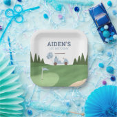 Assiettes En Carton Golf Anniversaire (Fête)