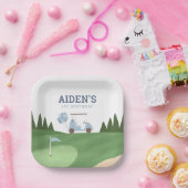 Assiettes En Carton Golf Anniversaire (Fête)