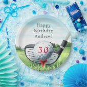 Assiettes En Carton Golf Anniversaire Fête I Let's Par-Tee! (Fête)