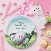 Assiettes En Carton Golf Anniversaire Fête I Let's Par-Tee! (Fête)