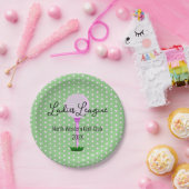 Assiettes En Carton Golf de la Ligue des femmes (Fête)