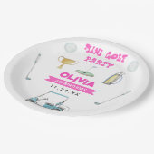 Assiettes En Carton Golf Girl Anniversaire (Angle)