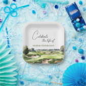 Assiettes En Carton Golf Golf Célébration De La Vie (Fête)
