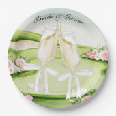 Assiettes En Carton Golf Mariage sur le thème du golf (Devant)