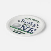 Assiettes En Carton Golf PAR-TEE 1er anniversaire (Angle)