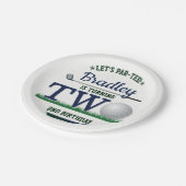Assiettes En Carton Golf PAR-TEE 2e anniversaire (Angle)