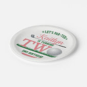 Assiettes En Carton Golf PAR-TEE 2e anniversaire (Angle)