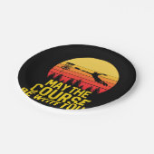 Assiettes En Carton Golf sur disque avec vous (Angle)