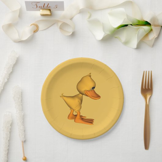 Assiettes En Carton Goober the Duck (Mariage)