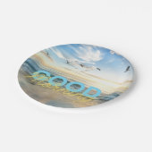 Assiettes En Carton Good Morning Blue Sky (Angle)