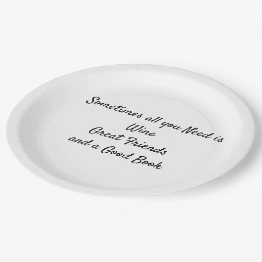 Assiettes En Carton Good Times (Angle)