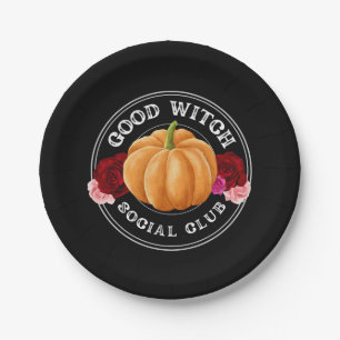 Assiettes En Carton Good Witch Social Club Halloween