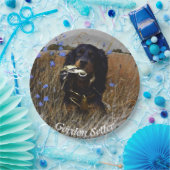 Assiettes En Carton Gordon Setter (Fête)