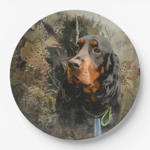 Assiettes En Carton Gordon Setter