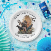 Assiettes En Carton Gordon setters, Art (Fête)