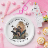 Assiettes En Carton Gordon setters, Art (Fête)