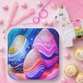 Assiettes En Carton Gorgeous Easter paper plates (Fête)