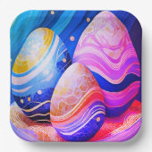 Assiettes En Carton Gorgeous Easter paper plates (Recto)