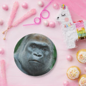 Assiettes En Carton Gorille perplexe (Fête)