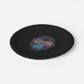 Assiettes En Carton GORILLUMINATE D401 black (Angle)