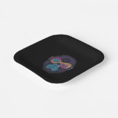 Assiettes En Carton GORILLUMINATE  D401 black (Angulaire)