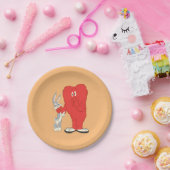 Assiettes En Carton Gossamer Holding BUGS BUNNY™ (Fête)