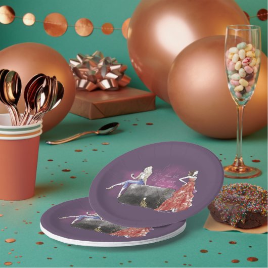 Assiettes En Carton Gossip Girl - Vous Savez Que Vous M'Aimez (Multi)