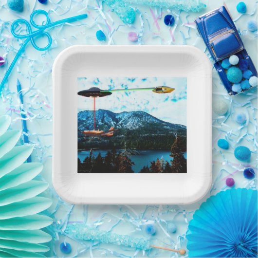 Assiettes En Carton Gotcha (Fête)